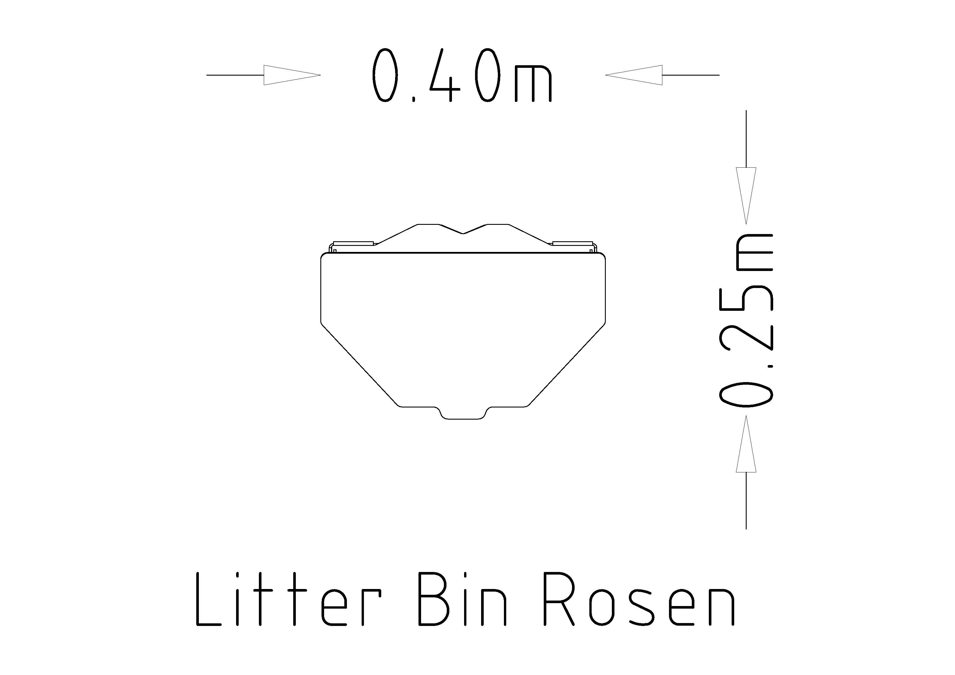 Litter Bin Rosen