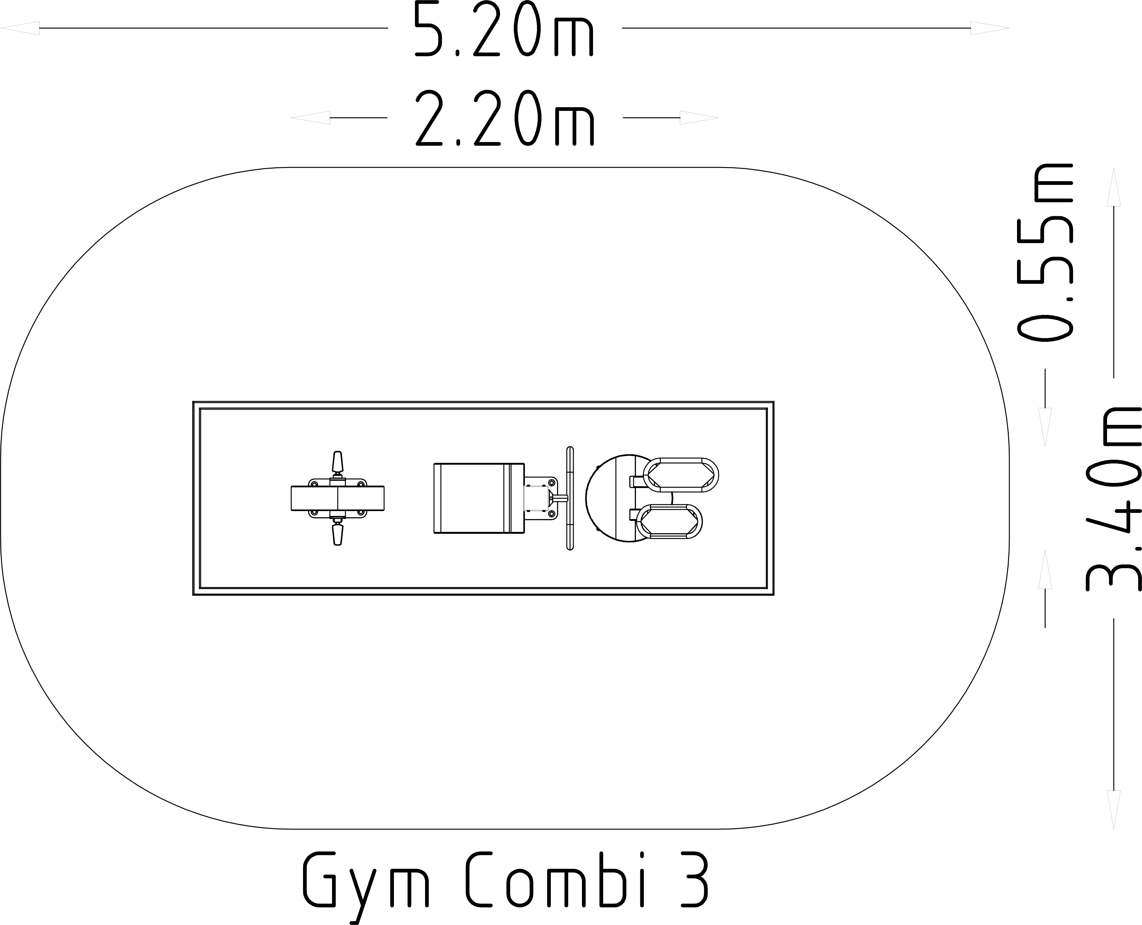 Denfit Gym Combi 3