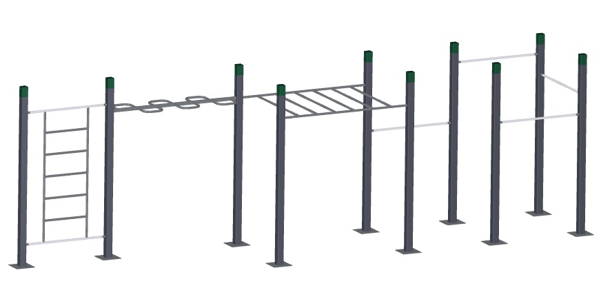 Denfit Wave Monkey Bars