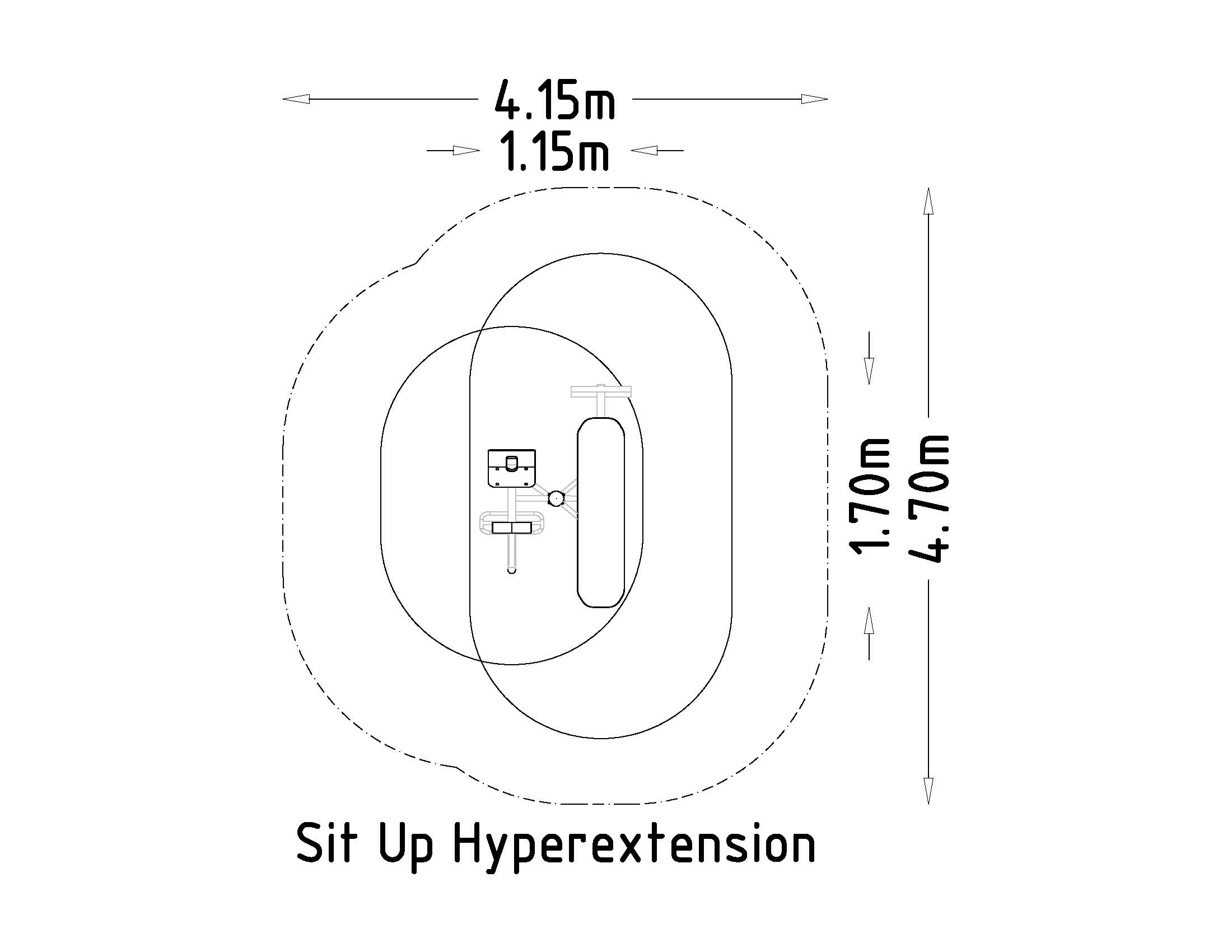 Sit up & Hyper Extension Bench